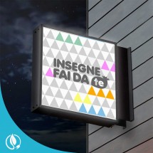 Striscione luminoso a LED