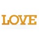 Lettere d'amore giganti con luce
