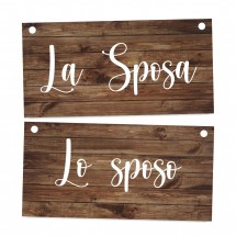 Poster di nozze degli sposi