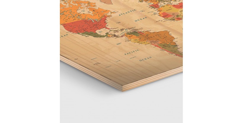 Quadro Mappamondo